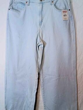 Signature by Levi Strauss Heritage High Rise Wide Leg Women's Jeans Size 16/W33